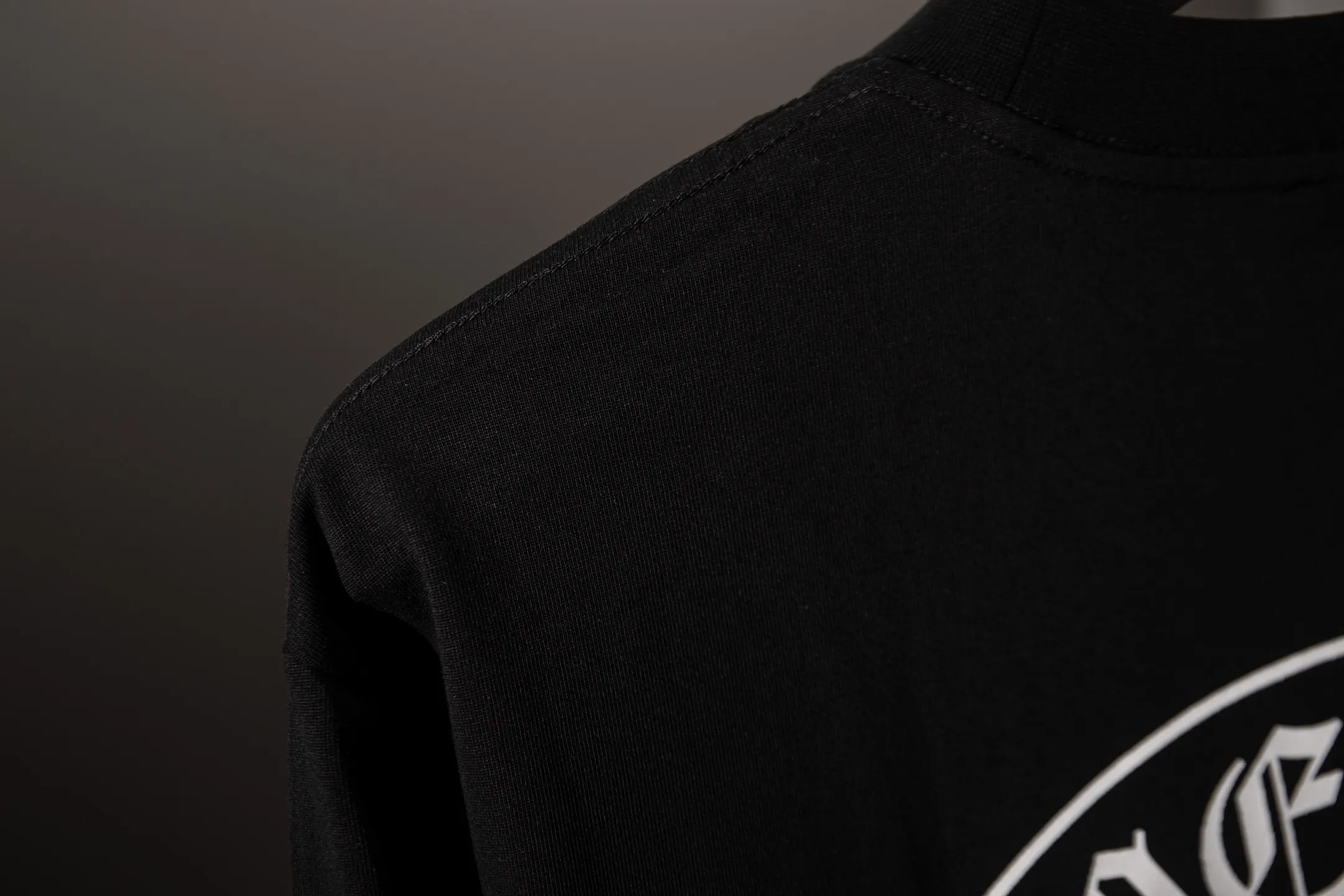 （ Quality） Chrome Hearts Classic T logo logo Same Style ：Black White Size S-XL（ 9）